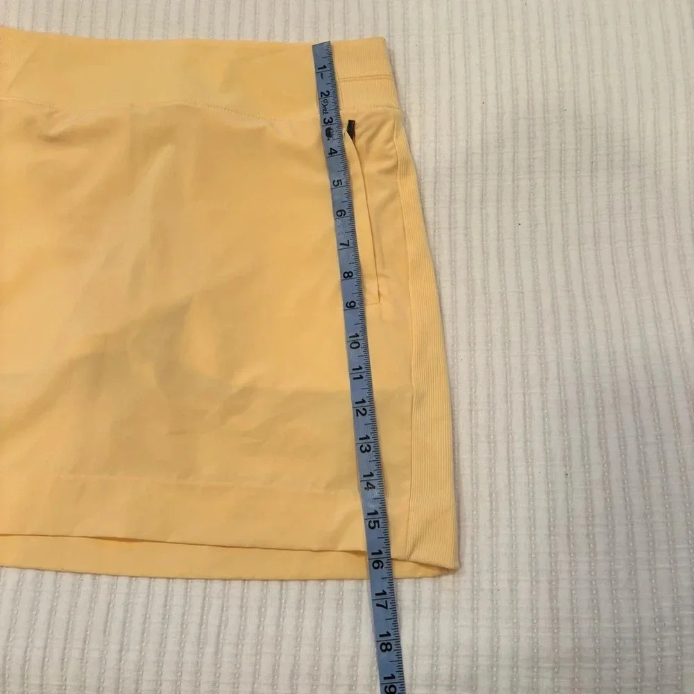 Athleta Womens Athletic Skort Built in Shorts Orange Pastel Color Size 2 - Picture 5 of 8
